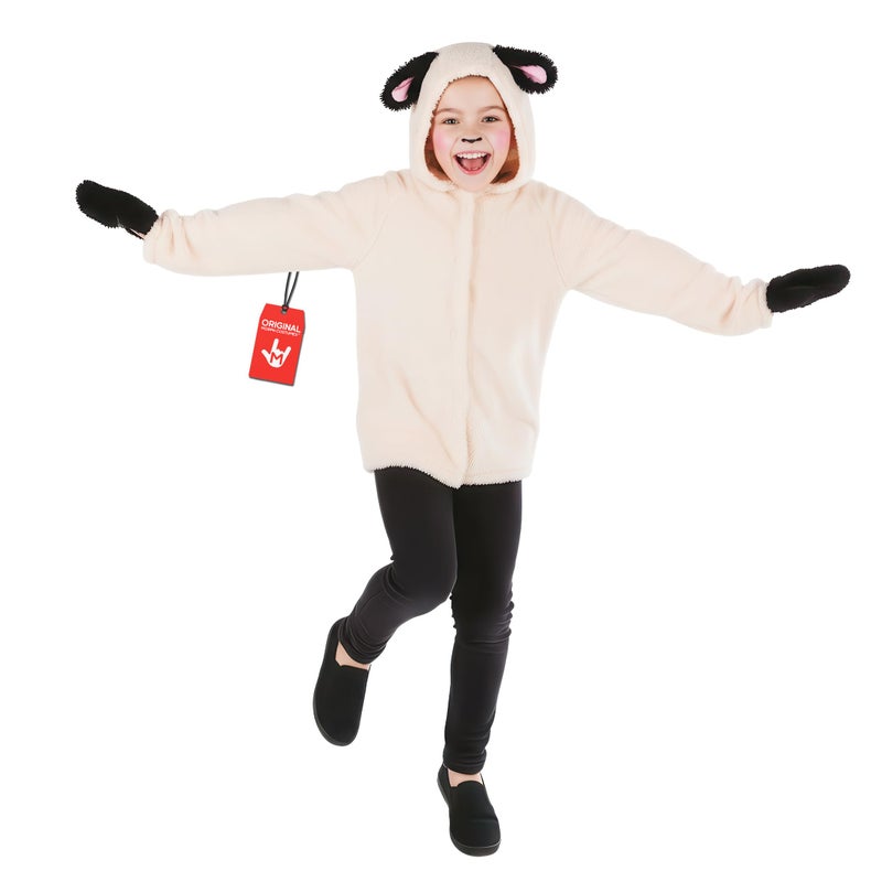 fun shack Sheep Costume for Kids, Lamb Costume for Kids, Girls Nativity Costumes, Girls Christmas Costumes, Small - Image 1